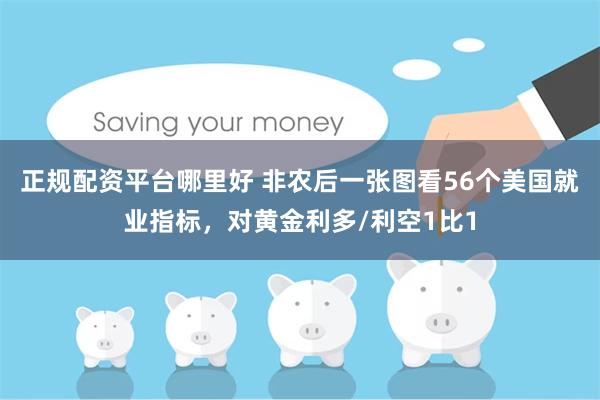正规配资平台哪里好 非农后一张图看56个美国就业指标，对黄金利多/利空1比1