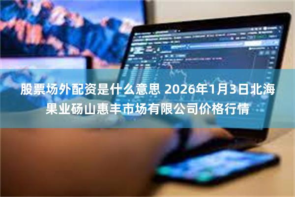 股票场外配资是什么意思 2026年1月3日北海果业砀山惠丰市场有限公司价格行情